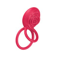 Vibrating Cock Ring with Rose Clitoral Stimulator